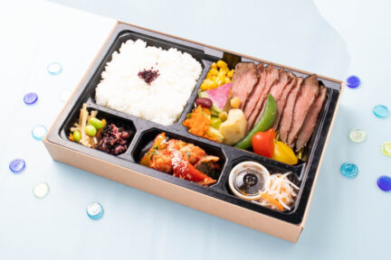 【夏限定！】【ECO容器】極選オーガニックビーフステーキ&自家製肉団子ラタトゥイユ煮込み御膳《120g》