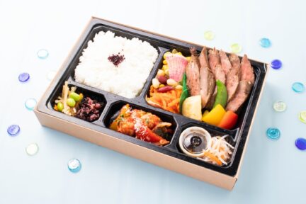 【ECO容器】極選オーガニックビーフステーキ＆自家製肉団子ラタトゥイユ煮込み御膳《160g》